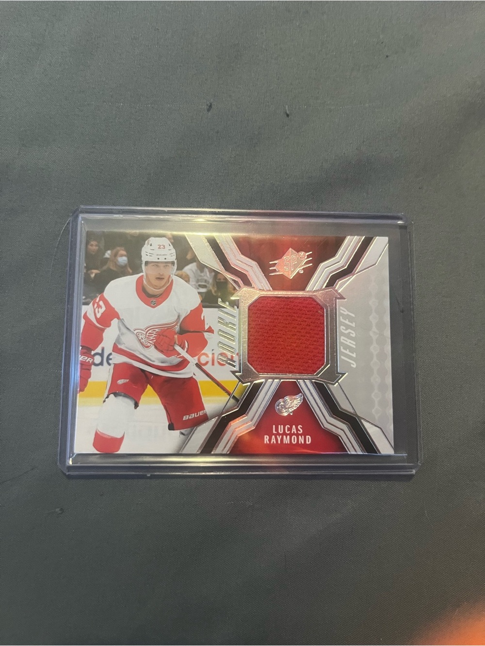 2021-22 SPx Rookie Jersey Lucas Raymond #RJ-LR RC